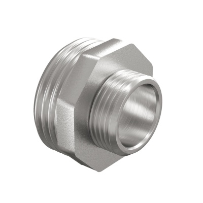 Ниппель перех. НН 1"х1/2" LD хром