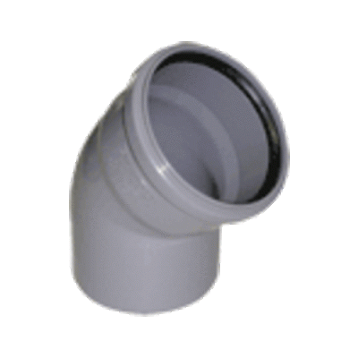 Отвод ПП D 050*45° СИНИКОН Комфорт